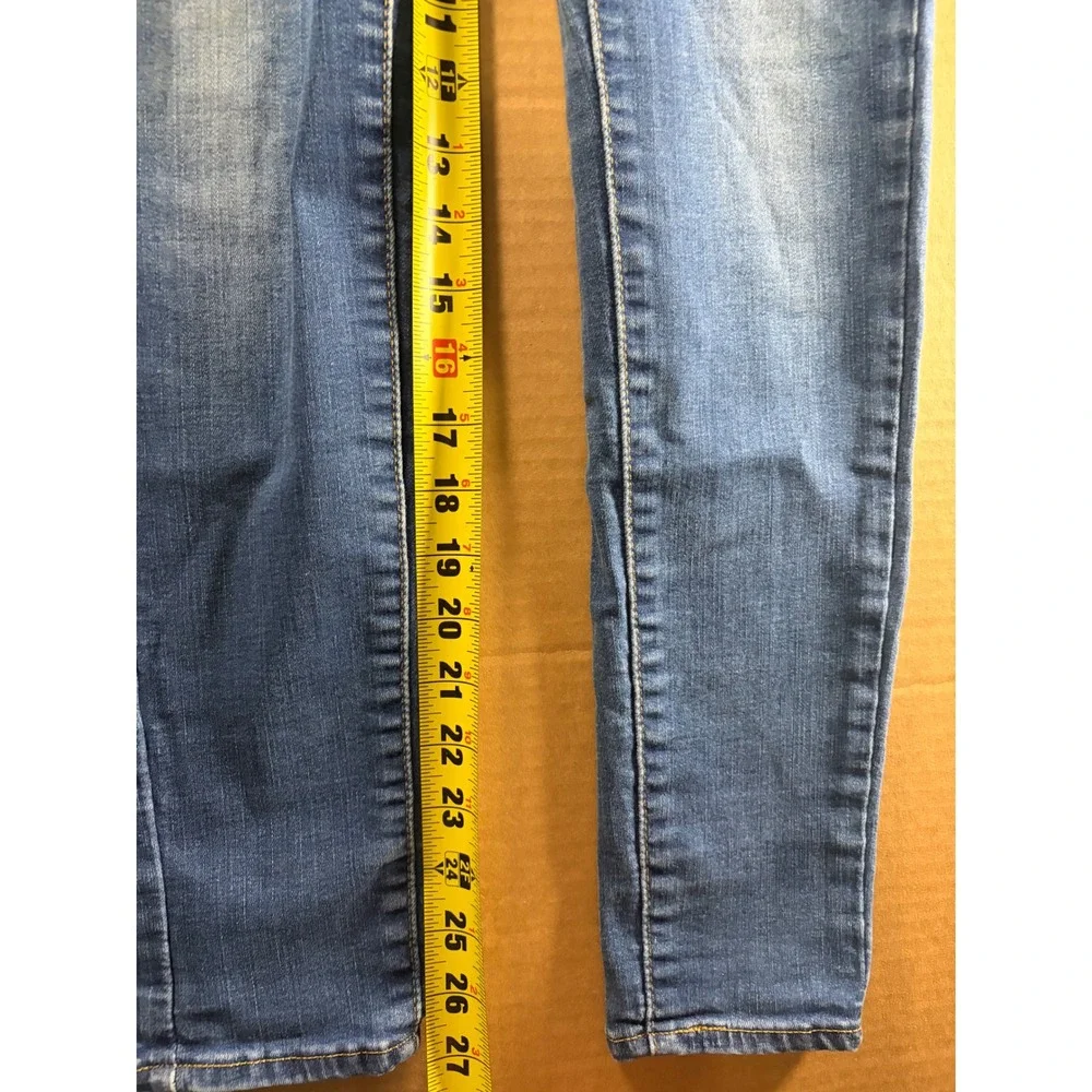 Levis 710 Super Skinny Jeans Womens 28 Blue Denim Mid Rise Stretch W28 L30 - Picture 8 of 8